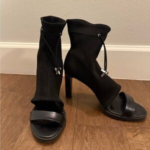 Elegant Black Women's Heeled Boots